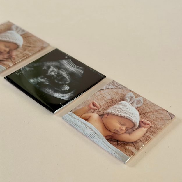 3 Custom Made 2" by 2" Solid Magnets