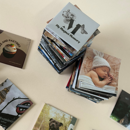 Bulk Order - Custom Made 2" by 2" Solid Magnets (Business Logos or Cards, Artwork, Gift Shops, QR Codes)