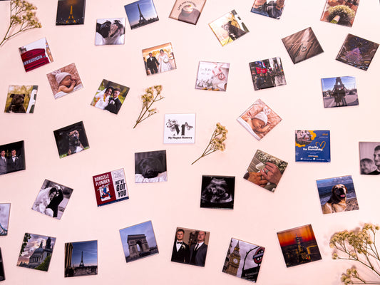 Bulk Order - Custom Made 2" by 2" Solid Magnets (Business Logos or Cards, Artwork, Gift Shops, QR Codes)