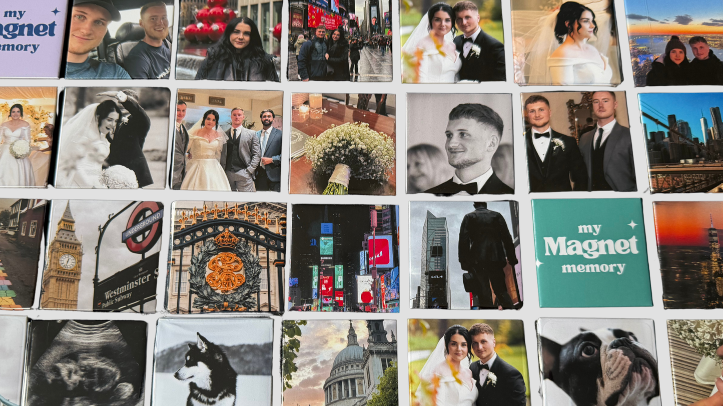 Bulk Order - Custom Made 2" by 2" Solid Magnets (Business Logos or Cards, Artwork, Gift Shops, QR Codes)